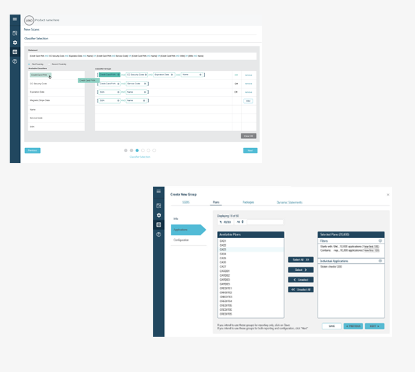 Graphic depicting query building tools